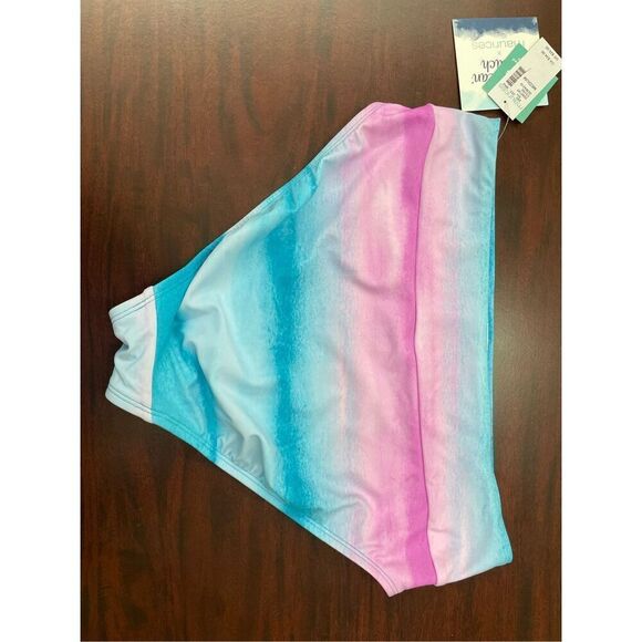 NWT American Beach X Maurices Ombre High Rise Swim Bottom Size Medium - Picture 2 of 6